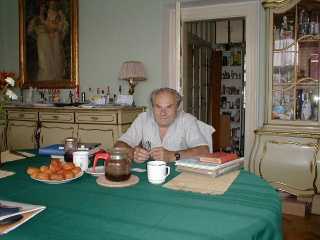 ミラン・ヴォレク氏、氏の自宅にて、2000年7月7日